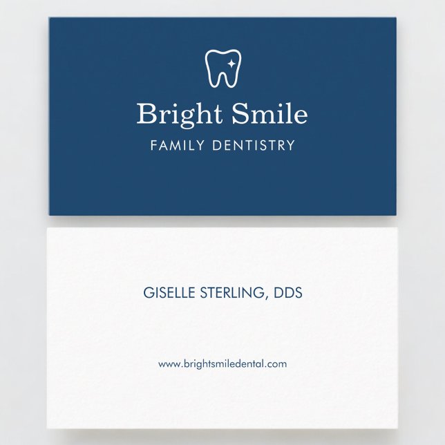 Dentist Dentistry Tooth Logo Business Card (Creator Uploaded)