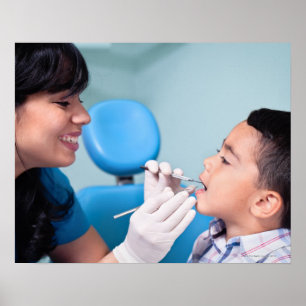 DENTIST, DOCTOR AND PATIENCE RELATIONSHIP POSTER