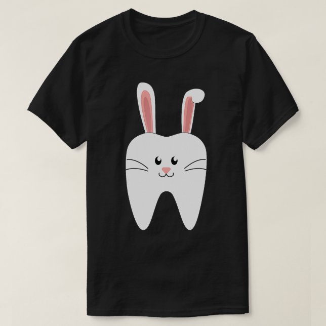 Dentist Easter Dental Assistant Tooth  T-Shirt (Design Front)