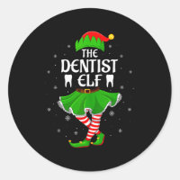 Dentist Elf Christmas Family Girls Women Elf Squad