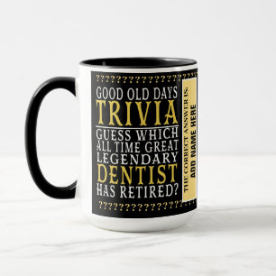 Dentist Funny Personalised Retired, Retirement  Mug