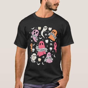 Dentist Ghost Soky Halloween Dental Hygienist Ista T-Shirt