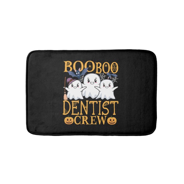 Dentist Halloween Crew Dentist Bath Mat (Front)