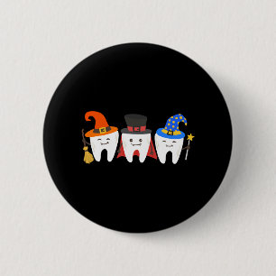 Dentist Halloween Teeth Dental 6 Cm Round Badge