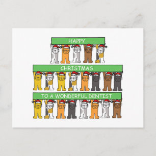 Dentist Happy Christmas Holiday Postcard