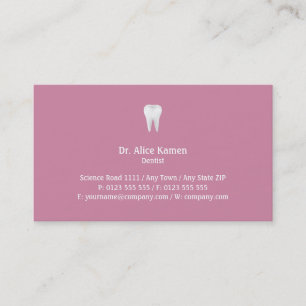 Dentist   Happy Tooth Business Card