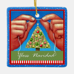 Dentist Holiday Gift Ceramic Tree Decoration