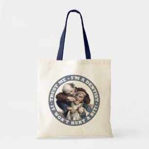 DENTIST humor tote bags