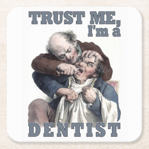DENTIST humour coasters