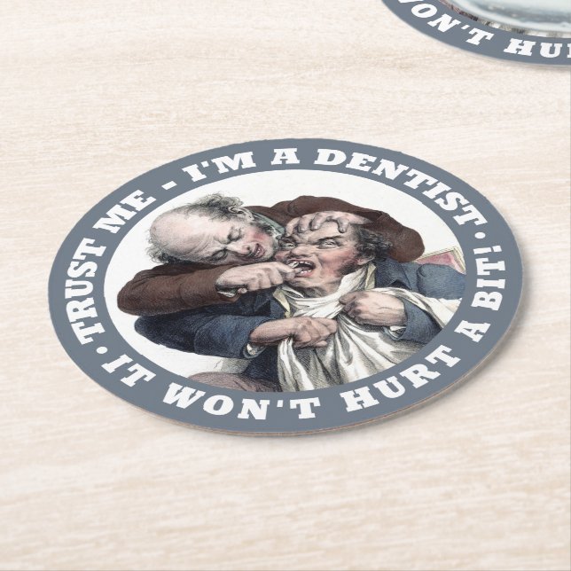 DENTIST humour coasters (Angled)