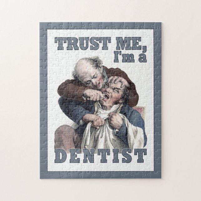 DENTIST humour puzzle (Vertical)