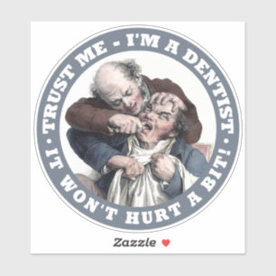 DENTIST humour sticker