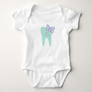 Dentist in training baby one-piece baby bodysuit