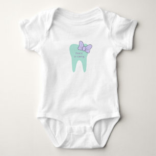 Dentist in training baby one-piece bodysuit