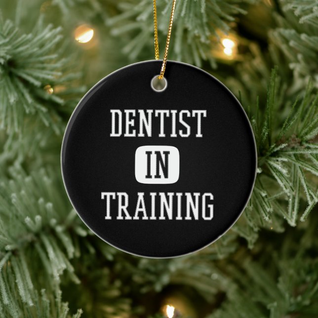 Dentist in Training Future Dentist Dental Student Ceramic Ornament (Tree)