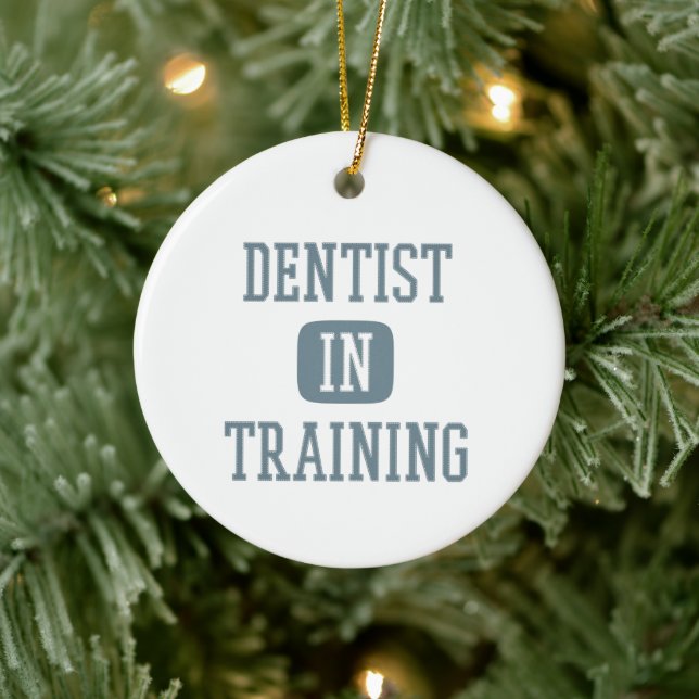 Dentist in Training Future Dentist Dental Student Ceramic Ornament (Tree)