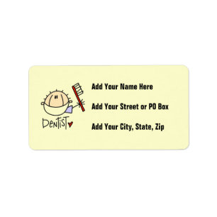 Dentist Label