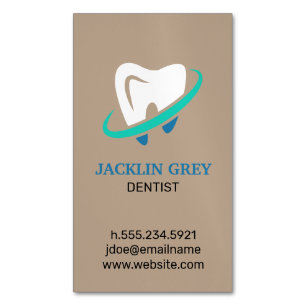 Dentist Magnetic Business Card