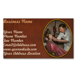 Dentist - Making an impression Magnetic Business Card