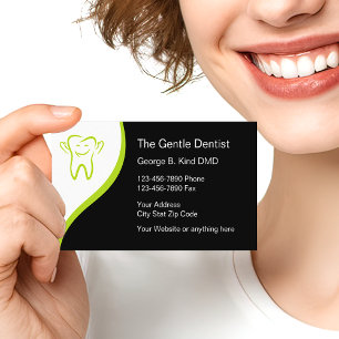 Dentist Modern Business Cards