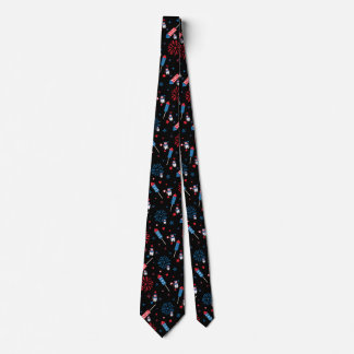 Dentist Neck Tie Fourth of July