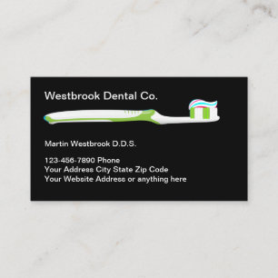 Dentist Office Appointment Reminder Business Cards