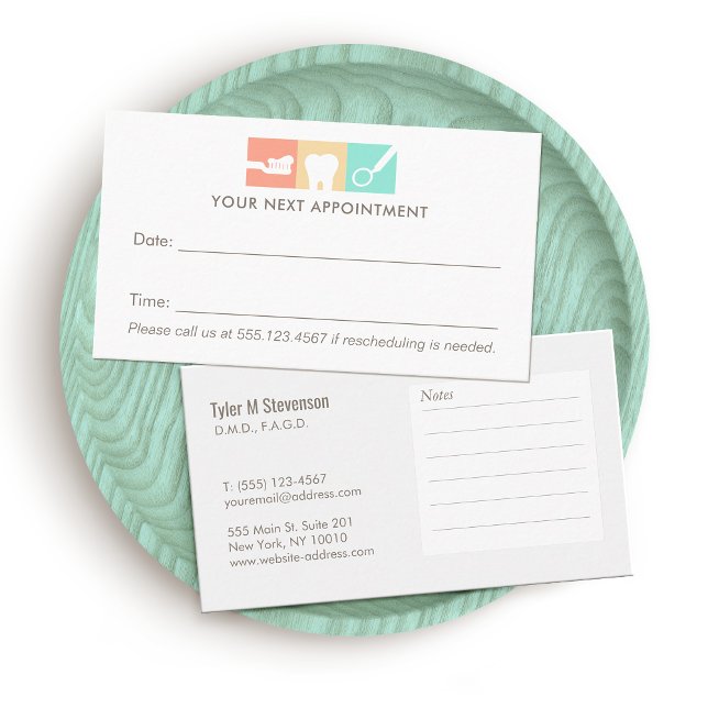 Dentist Office Appointment Reminder Card (Creator Uploaded)