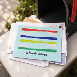 Dentist Office Appointment Reminder Postcard