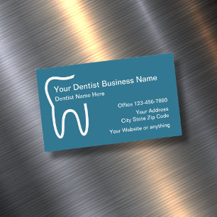 Dentist Office Business Card Magnets