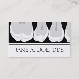 Dentist Office Dental Teeth X-Ray Illustration Business Card