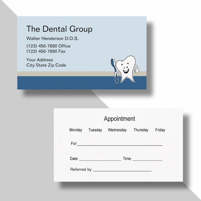 Dentist Office Design Referral Card (Creator Uploaded)