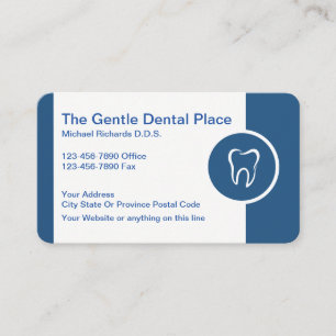 Dentist Office New Business Cards