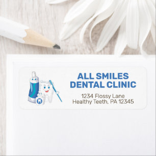 Dentist Office Return Address Labels