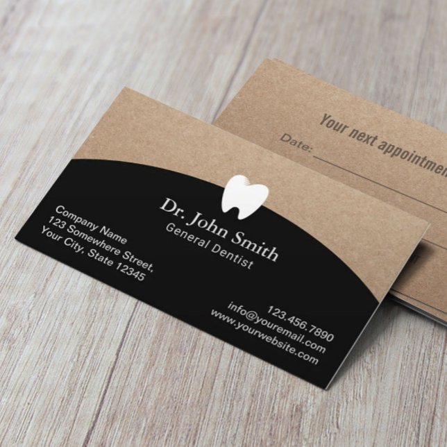 Dentist Office Rustic Kraft Dental Appointment (Creator Uploaded)