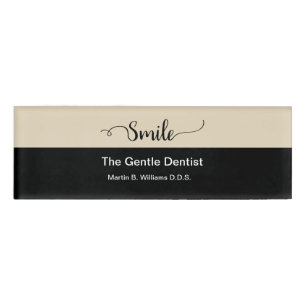 Dentist Office Staff Modern Name Tag