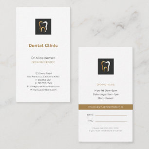 Dentist Paediatrics Dentist Business Card