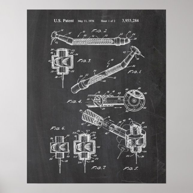 Dentist Patent Poster (Front)