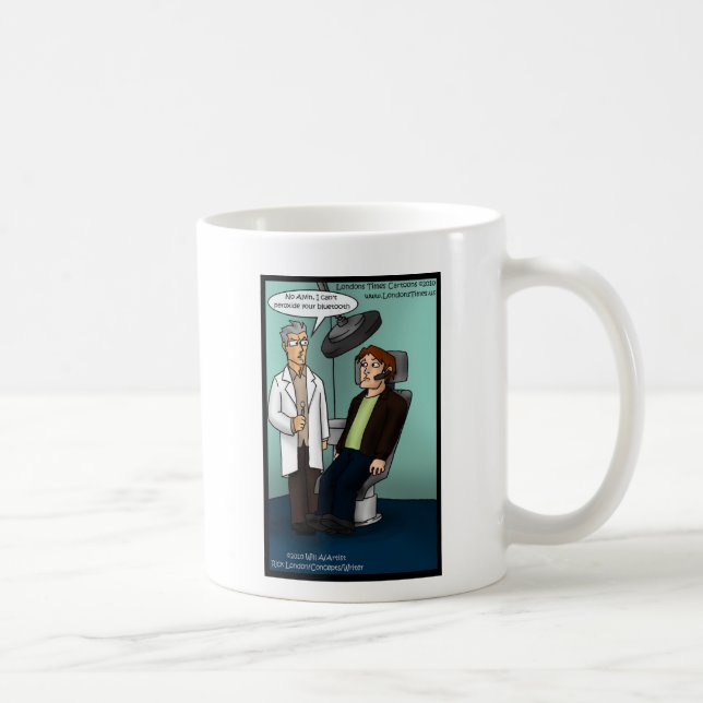 Dentist Peroxide Bluetooth? Funny Gifts Cards Tees Coffee Mug (Right)