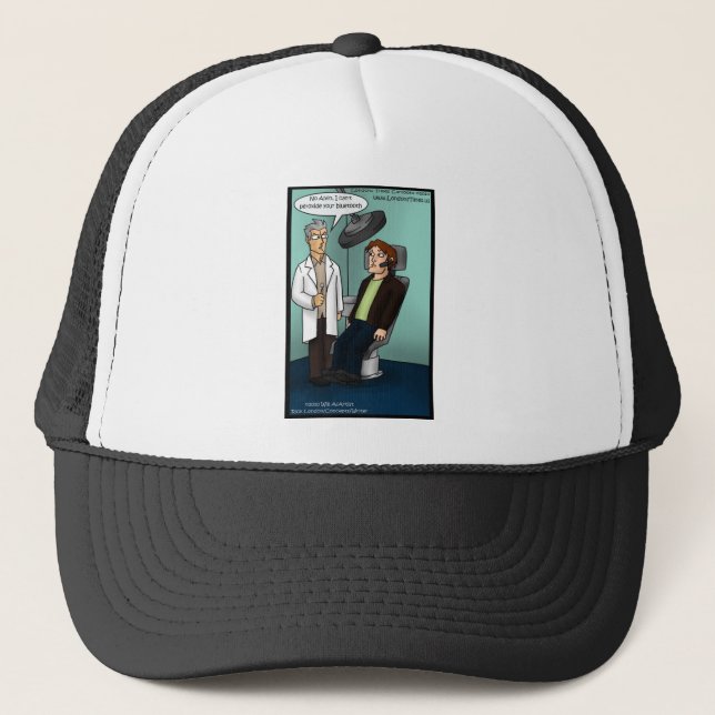 Dentist Peroxide Bluetooth? Funny Gifts Cards Tees Trucker Hat (Front)