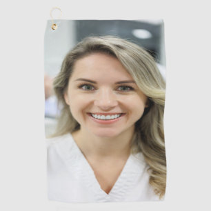Dentist Photo Customize Personalize Golf Towel