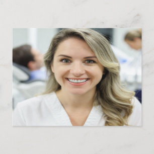 Dentist Photo Customize Personalize Postcard