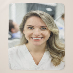 Dentist Photo Customize Personalize Sherpa Blanket