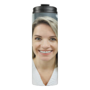 Dentist Photo Customize Personalize Thermal Tumbler