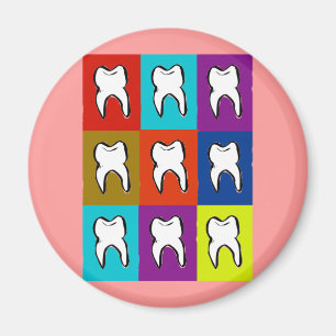 Dentist Popart Gifts Magnet