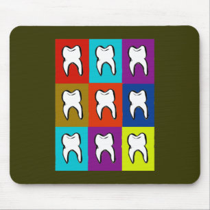Dentist Popart Gifts Mouse Pad