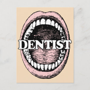 Dentist postcard