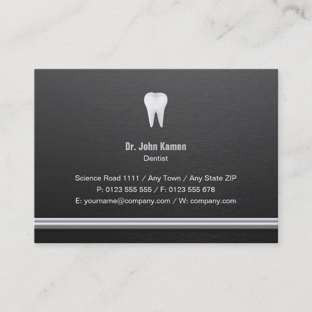 Dentist | Professional Business Card (Front)