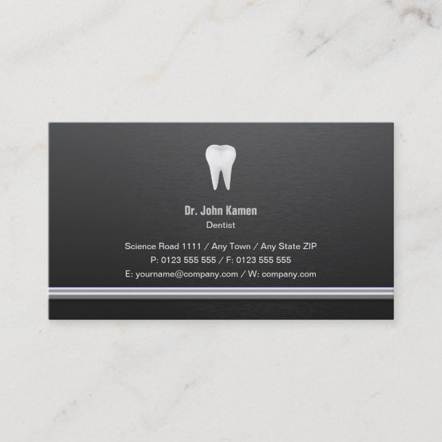 Dentist | Professional Business Card (Front)