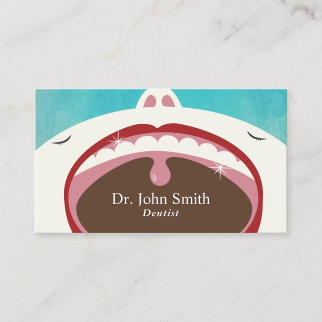 Dentist Professional Child Dental Health Business Card (Front)
