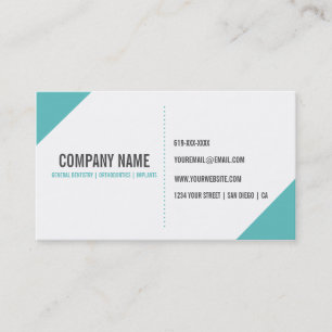 Dentist Referral Business Card